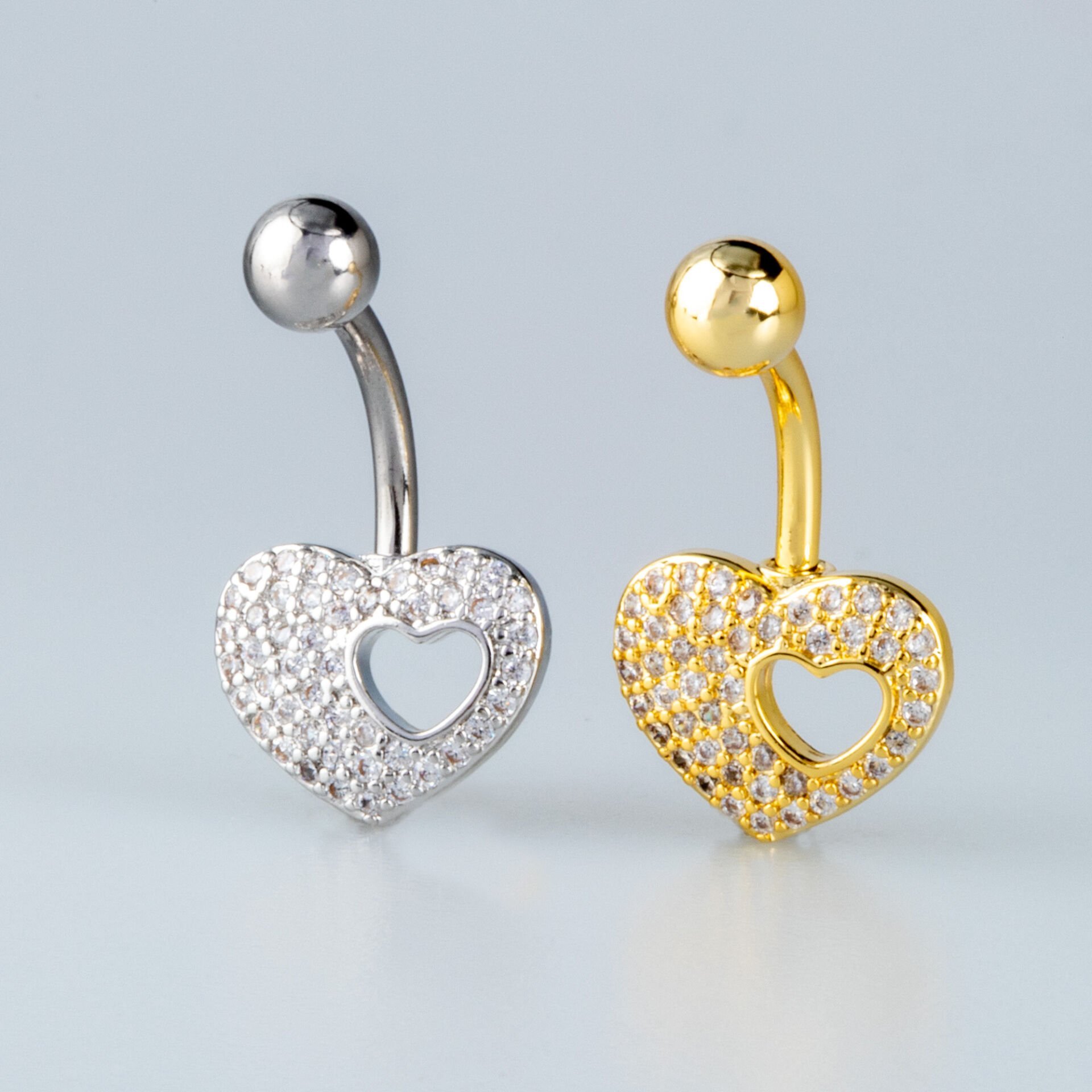 Piercing Göbek Kalp