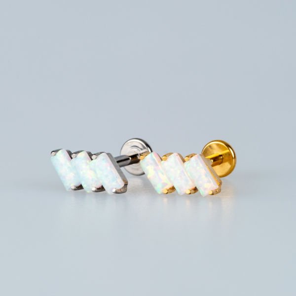 Piercing Titanyum Tragus Opal