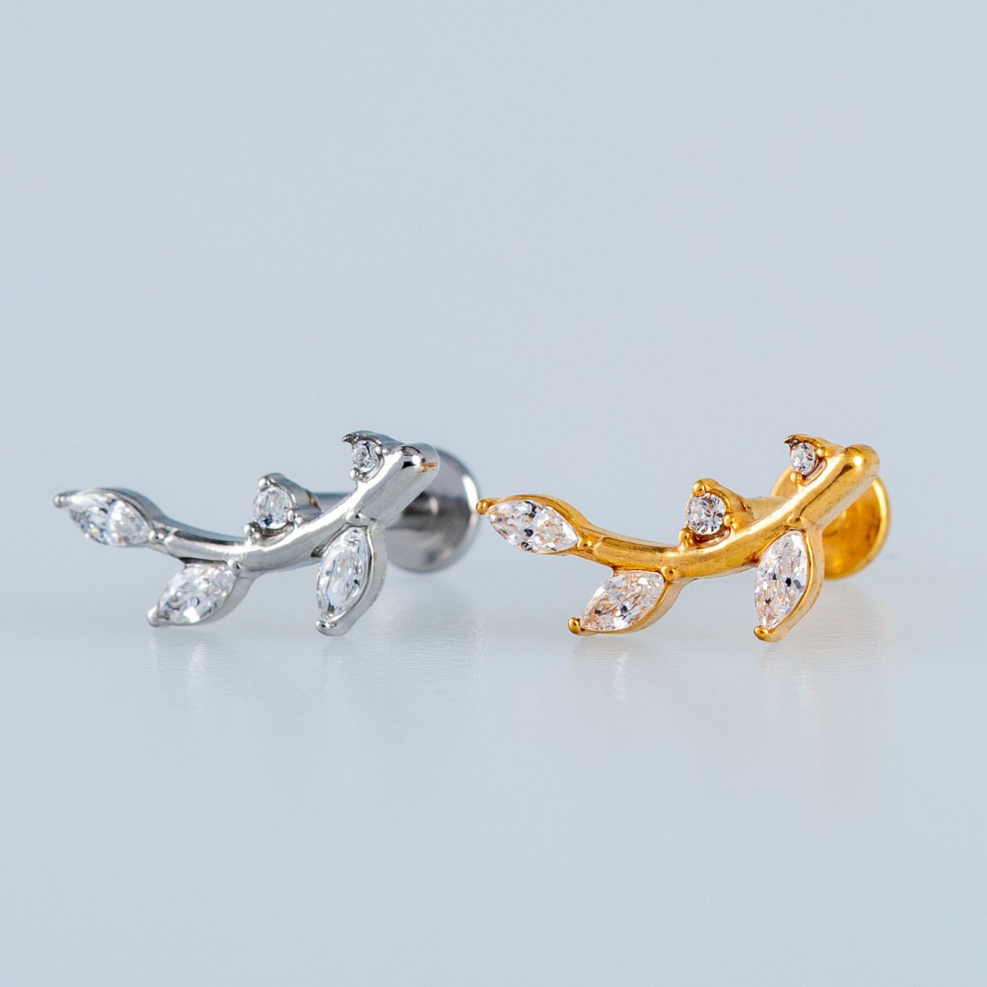 Piercing Steel Tragus Branch