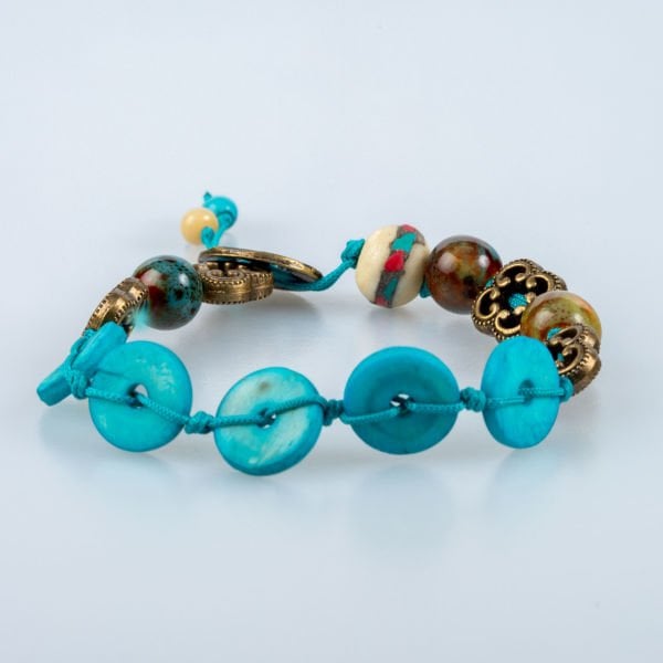 Etnik Doğal Taş Bileklik 2 Renk Seçeneği Renk 2