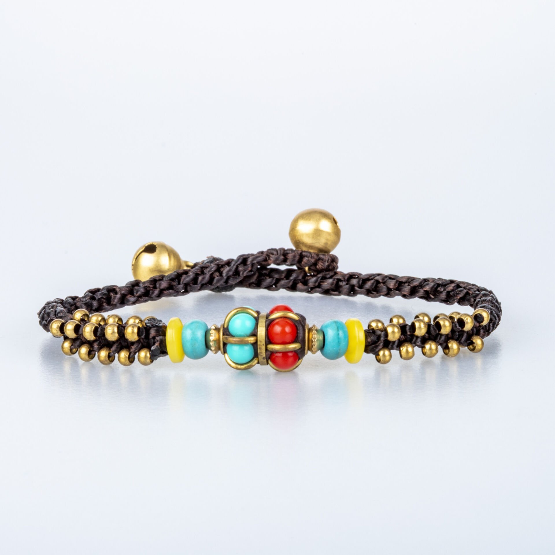 Doğal Taş Tibet Etnik Bileklik