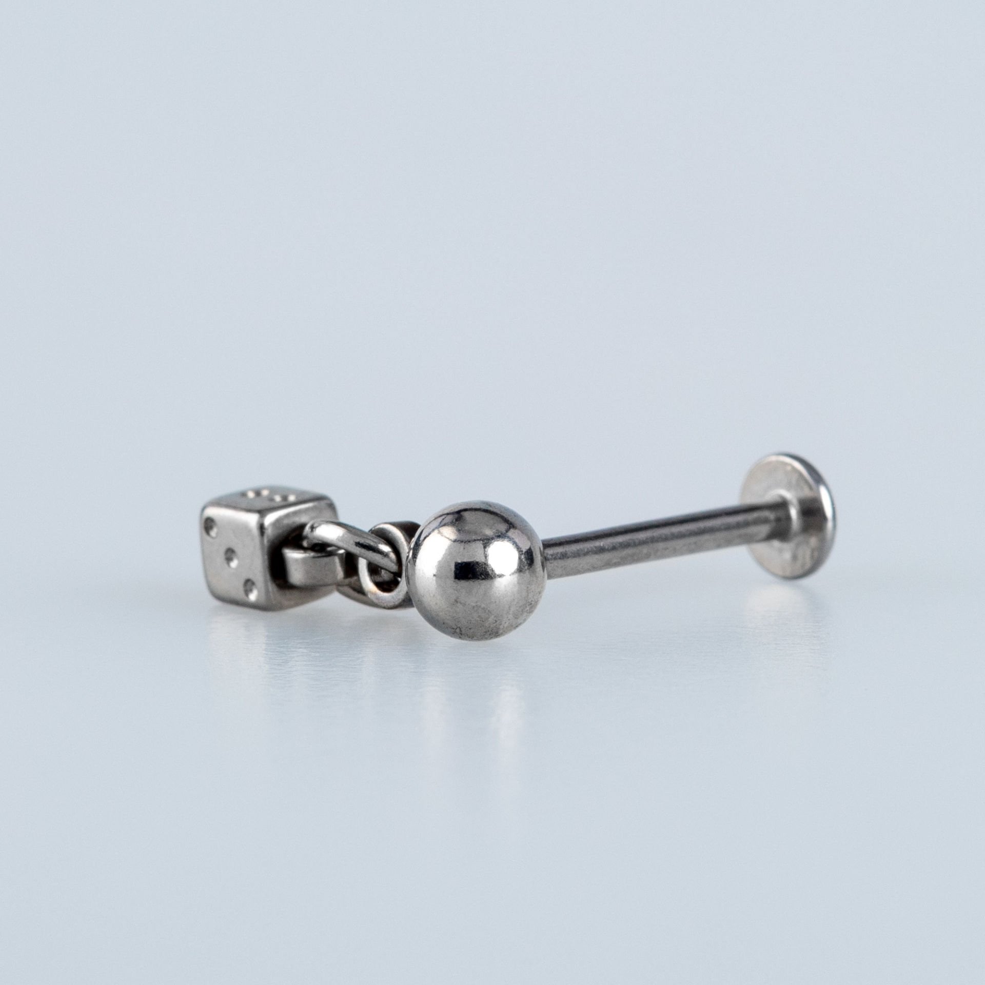 Toptan 316L Çelik Piercing Tragus 3mm Zar