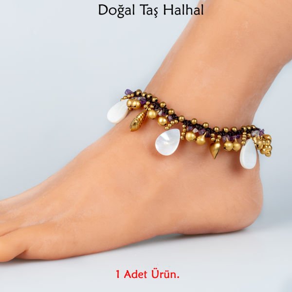 Doğal Taş  Halhal- 4 Renk Seçeneği Renk 1