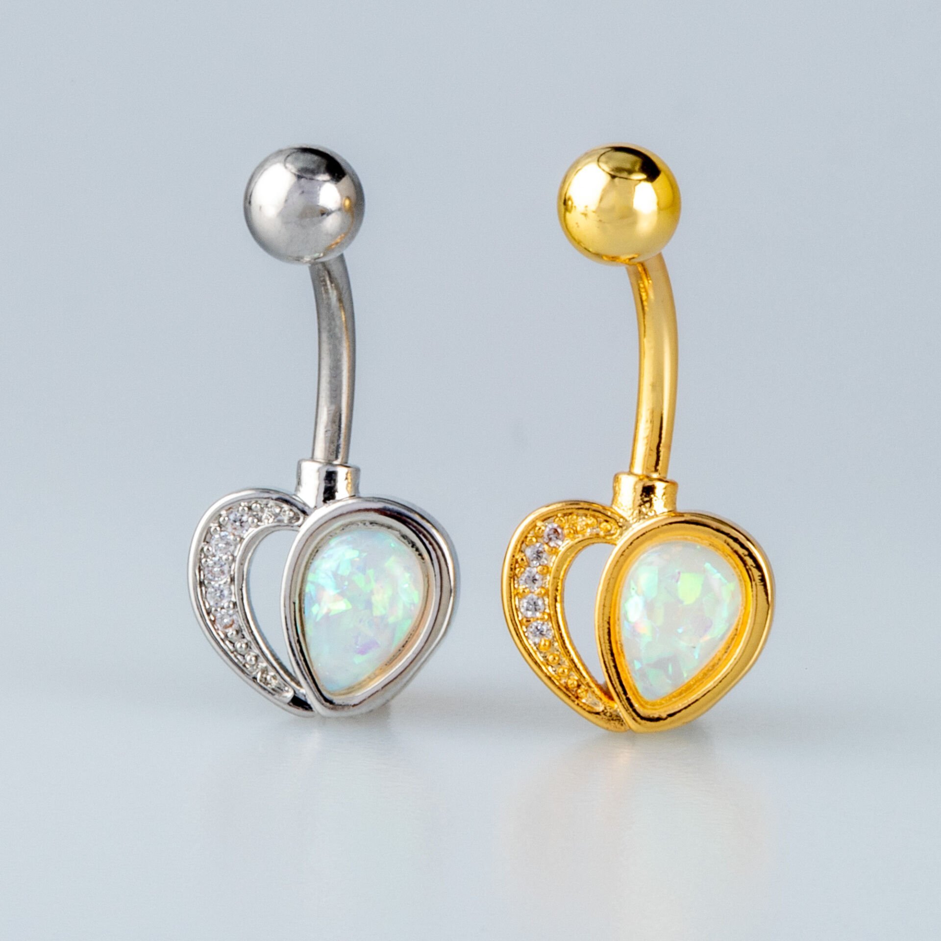 Piercing Göbek Kalp
