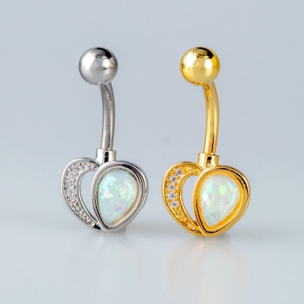 Piercing Göbek Kalp