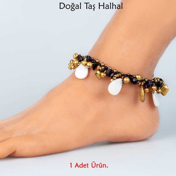 Doğal Taş  Halhal- 4 Renk Seçeneği Renk 2