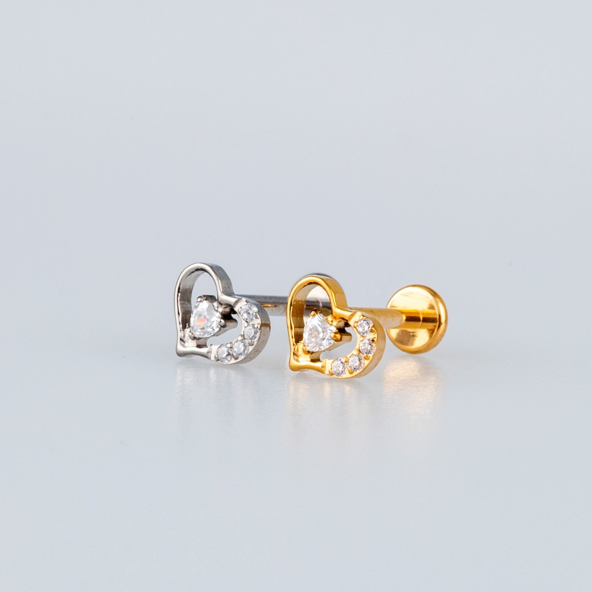 Piercing Titanyum Tragus Kalp