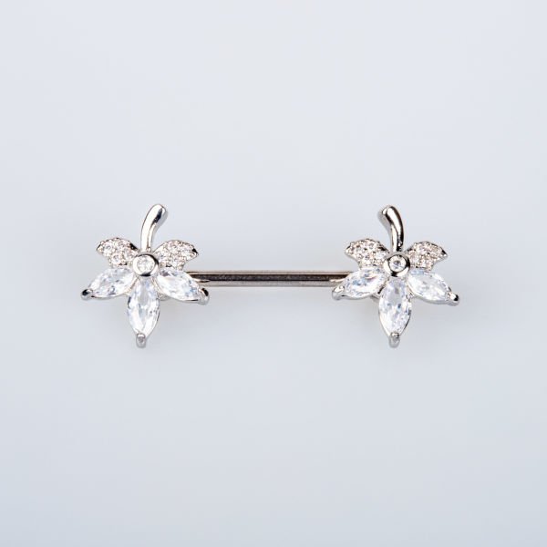 Piercing Göğüs Taşlı