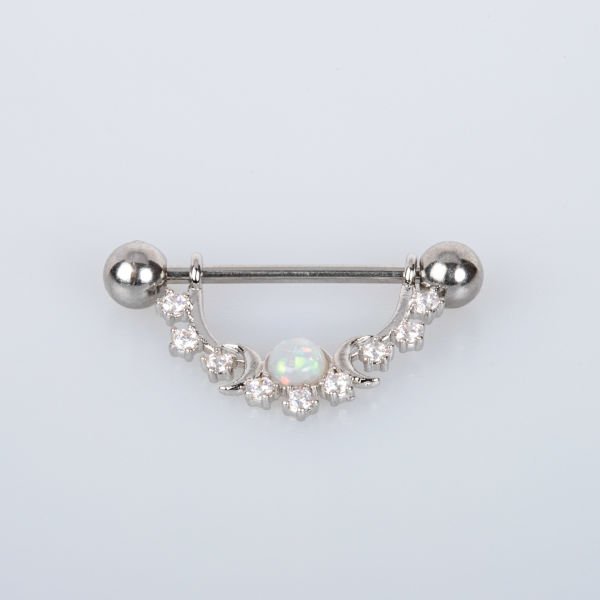Piercing Göğüs Taşlı