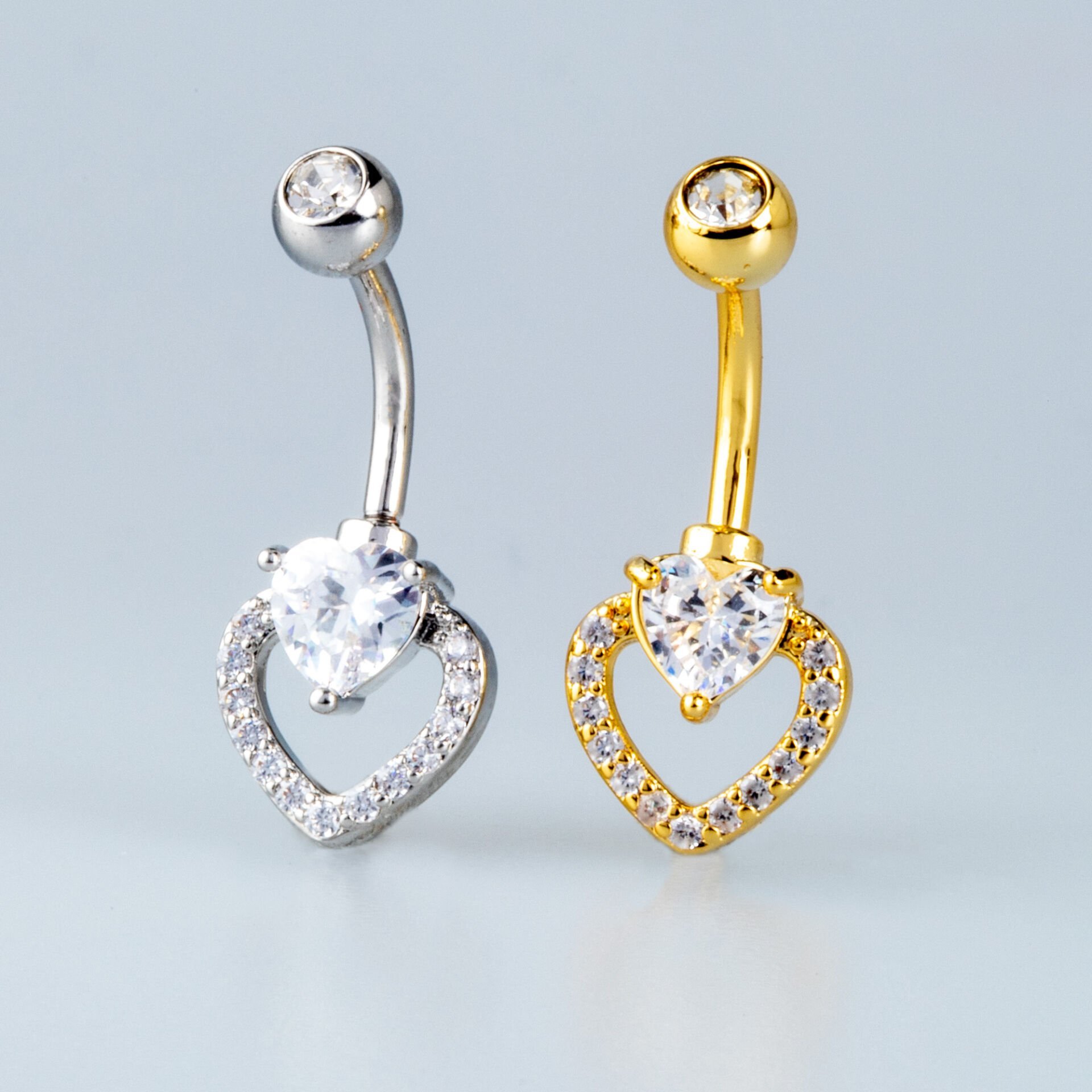 Piercing Göbek Kalp