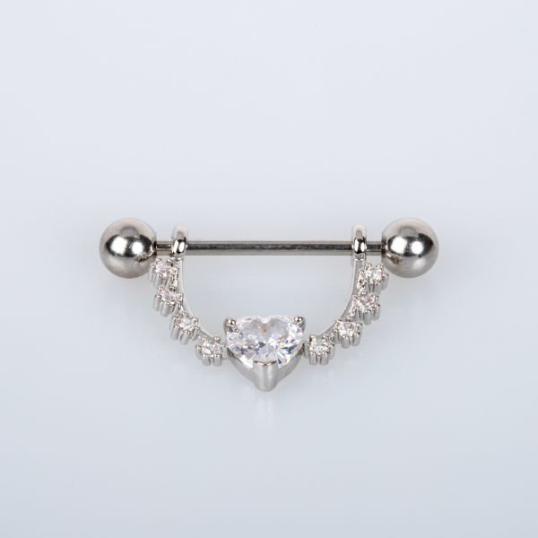 Piercing Göğüs Taşlı