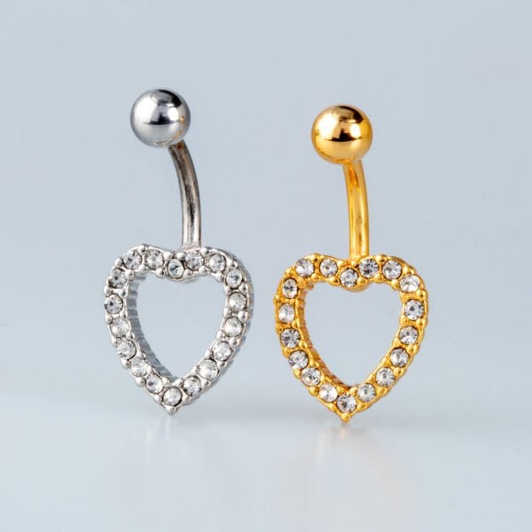 Piercing Göbek Kalp