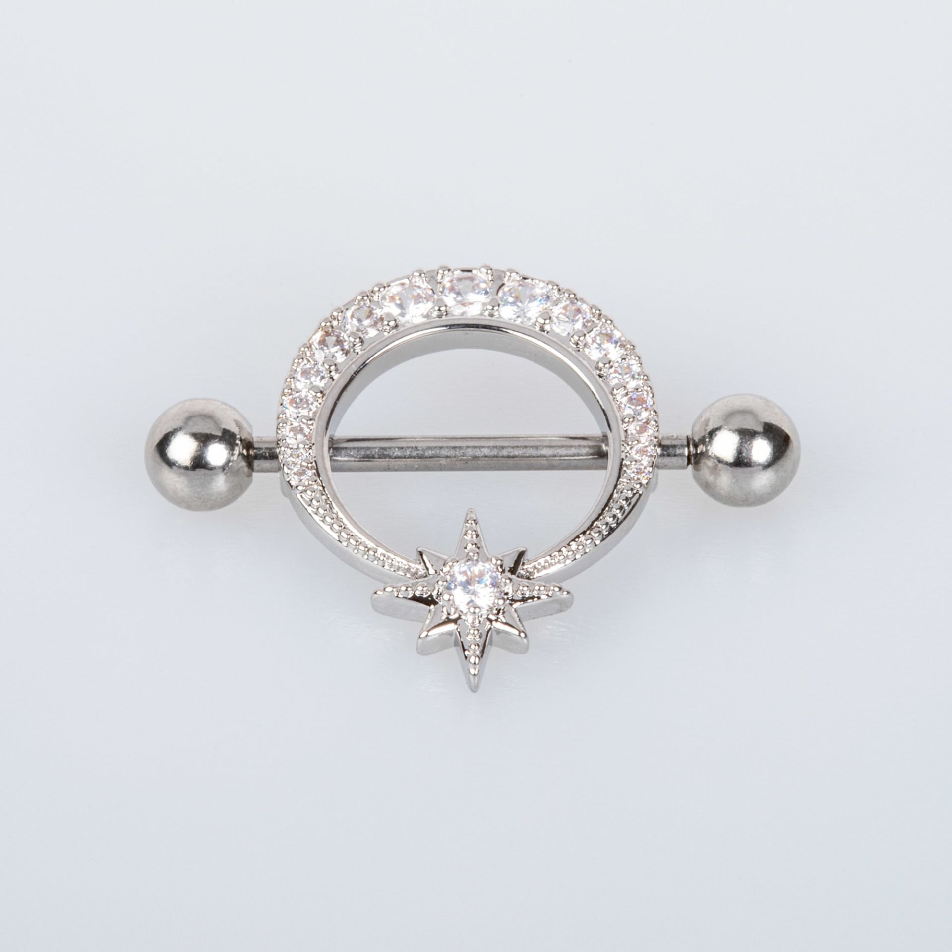 Piercing Göğüs Taşlı