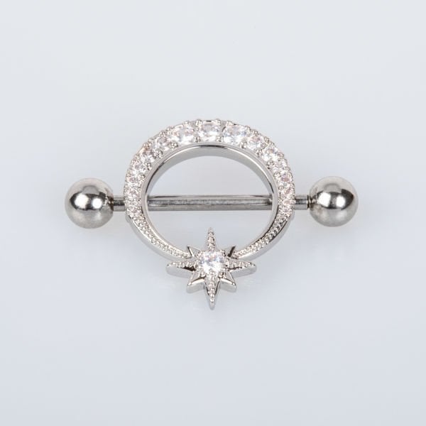 Piercing Göğüs Taşlı