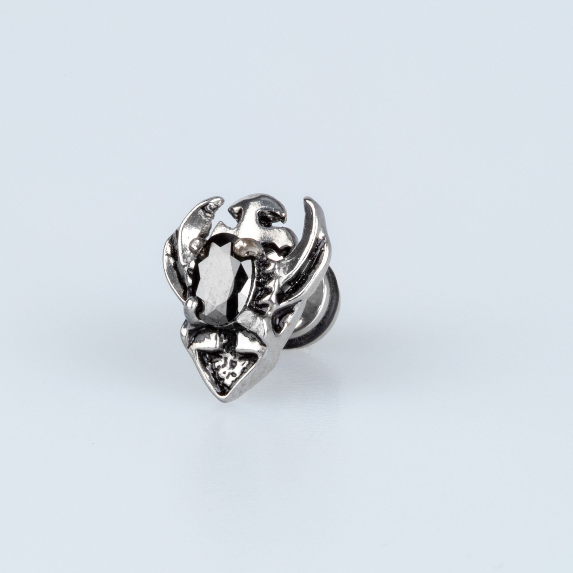 Steel Earring Gothic - Single