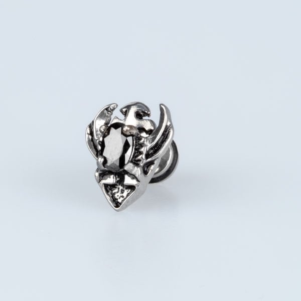 Steel Earring Gothic - Single
