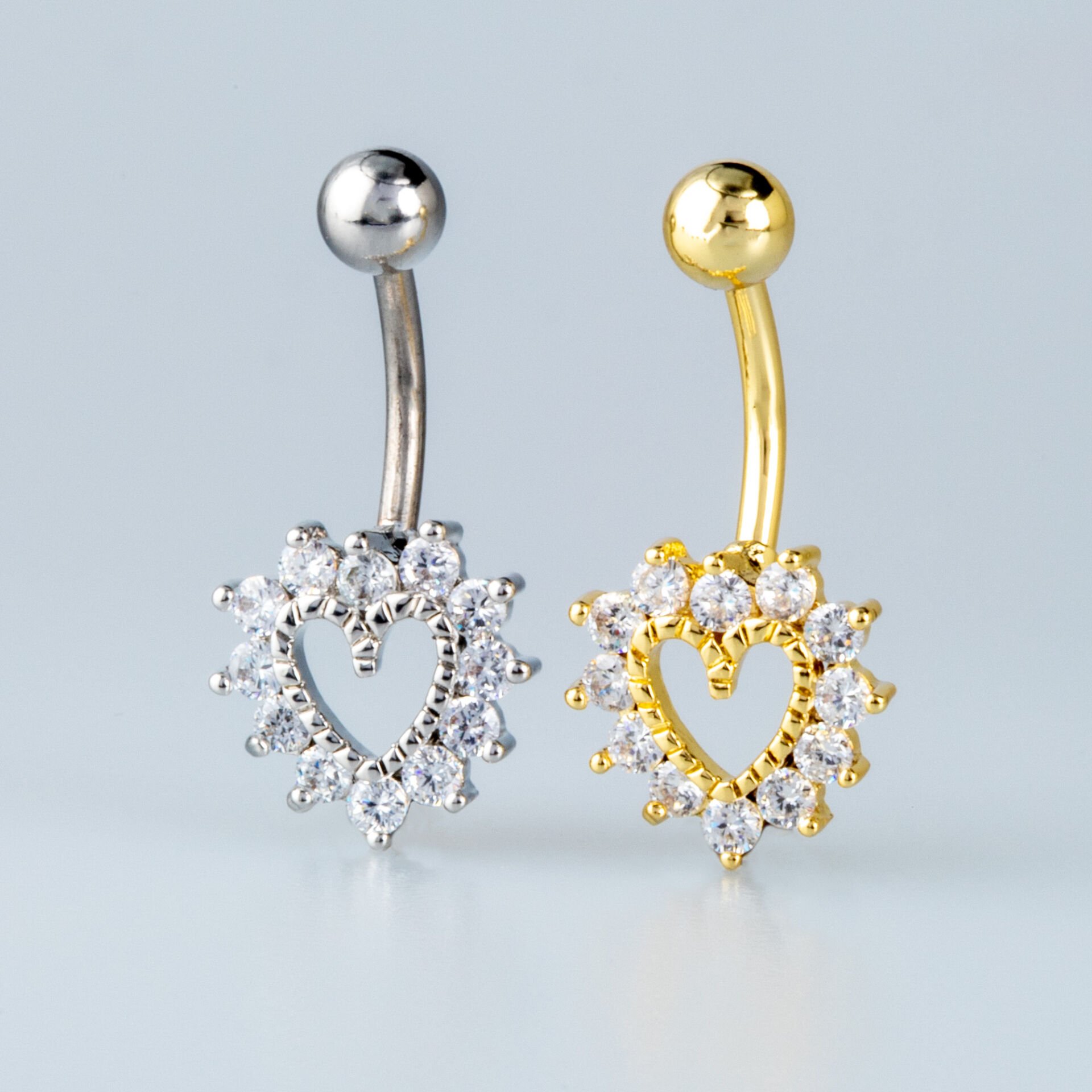 Piercing Göbek Kalp