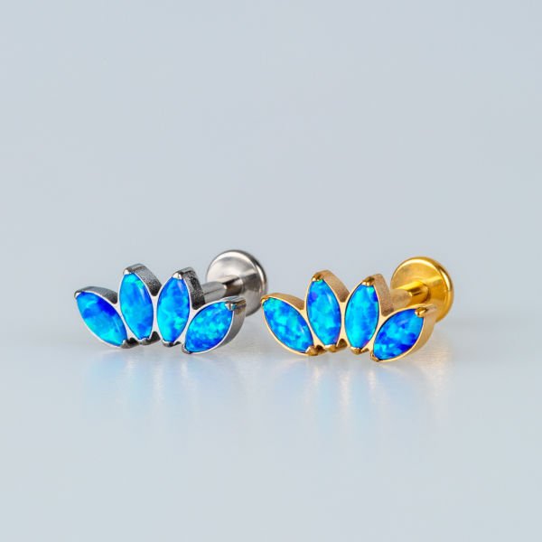 Piercing Titanyum Tragus Opal