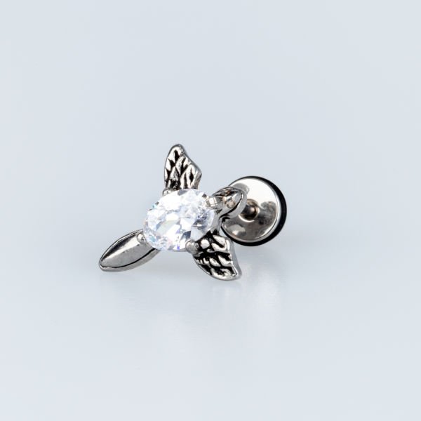Steel Earring Gothic - Single
