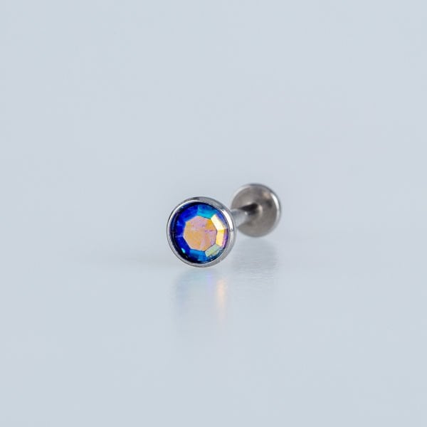 Piercing Labret 5mm Taş