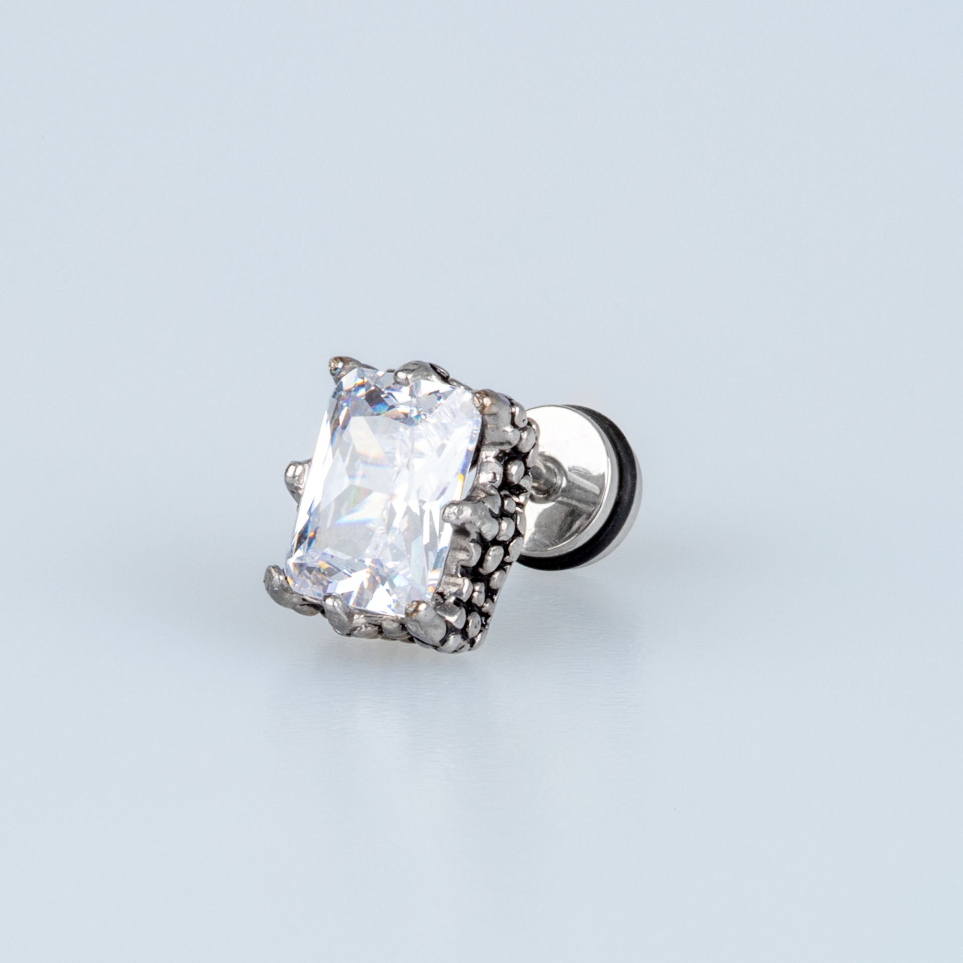 Steel Earring Gothic - Single
