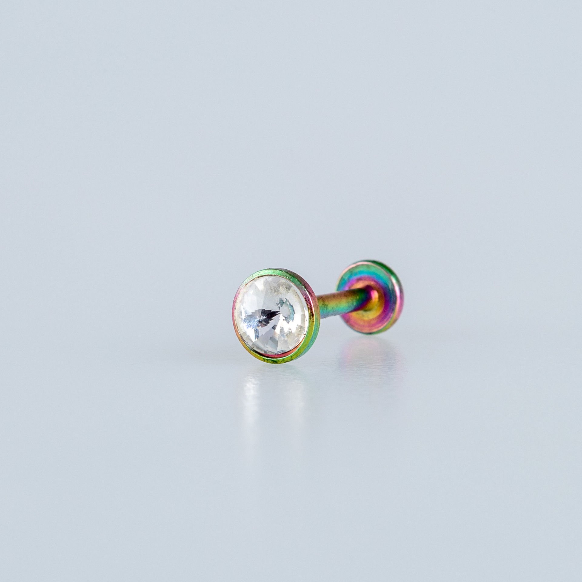 Piercing Labret 5mm Taş