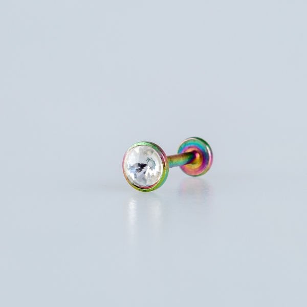 Piercing Labret 5mm Taş