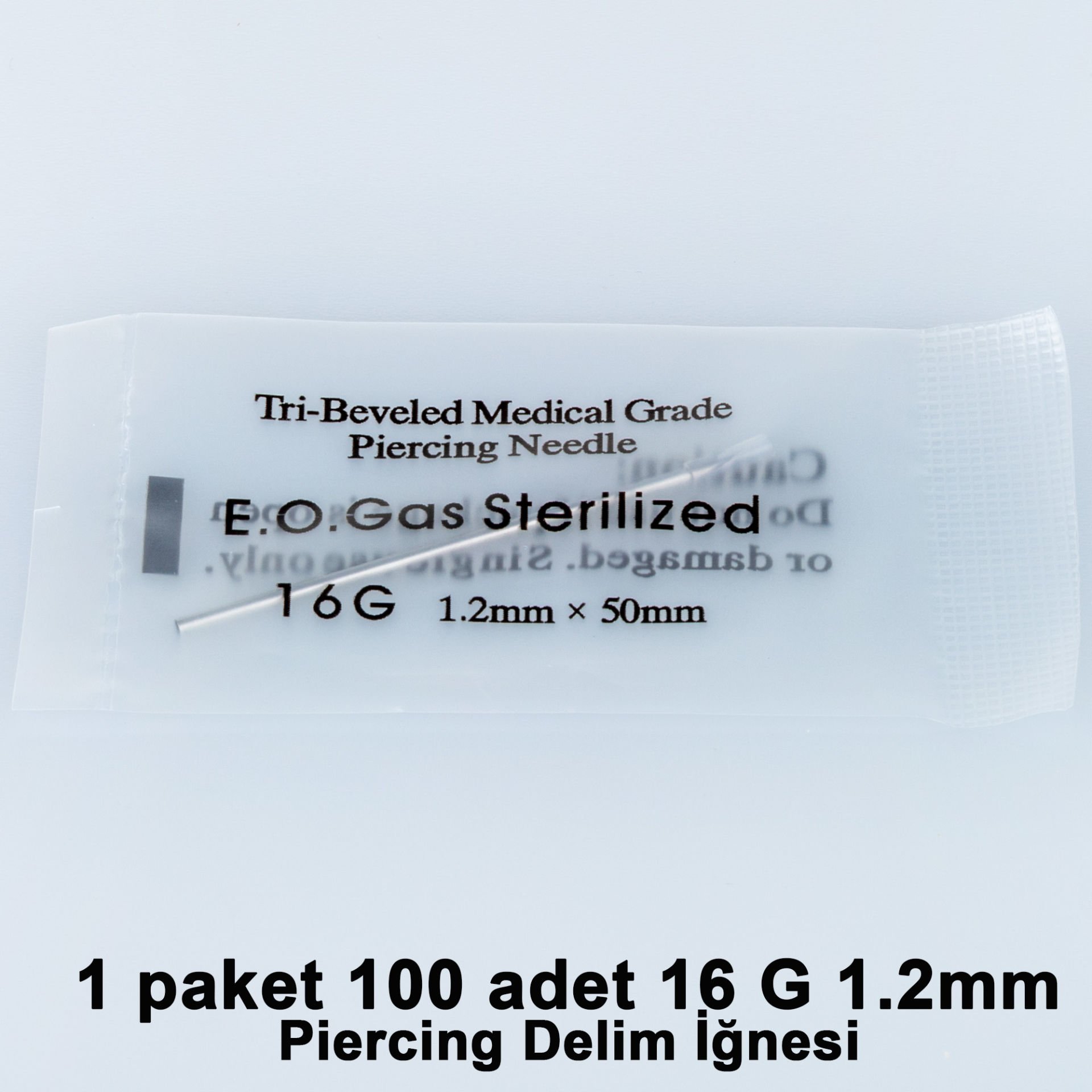Piercing Needle Package 100 Pieces
