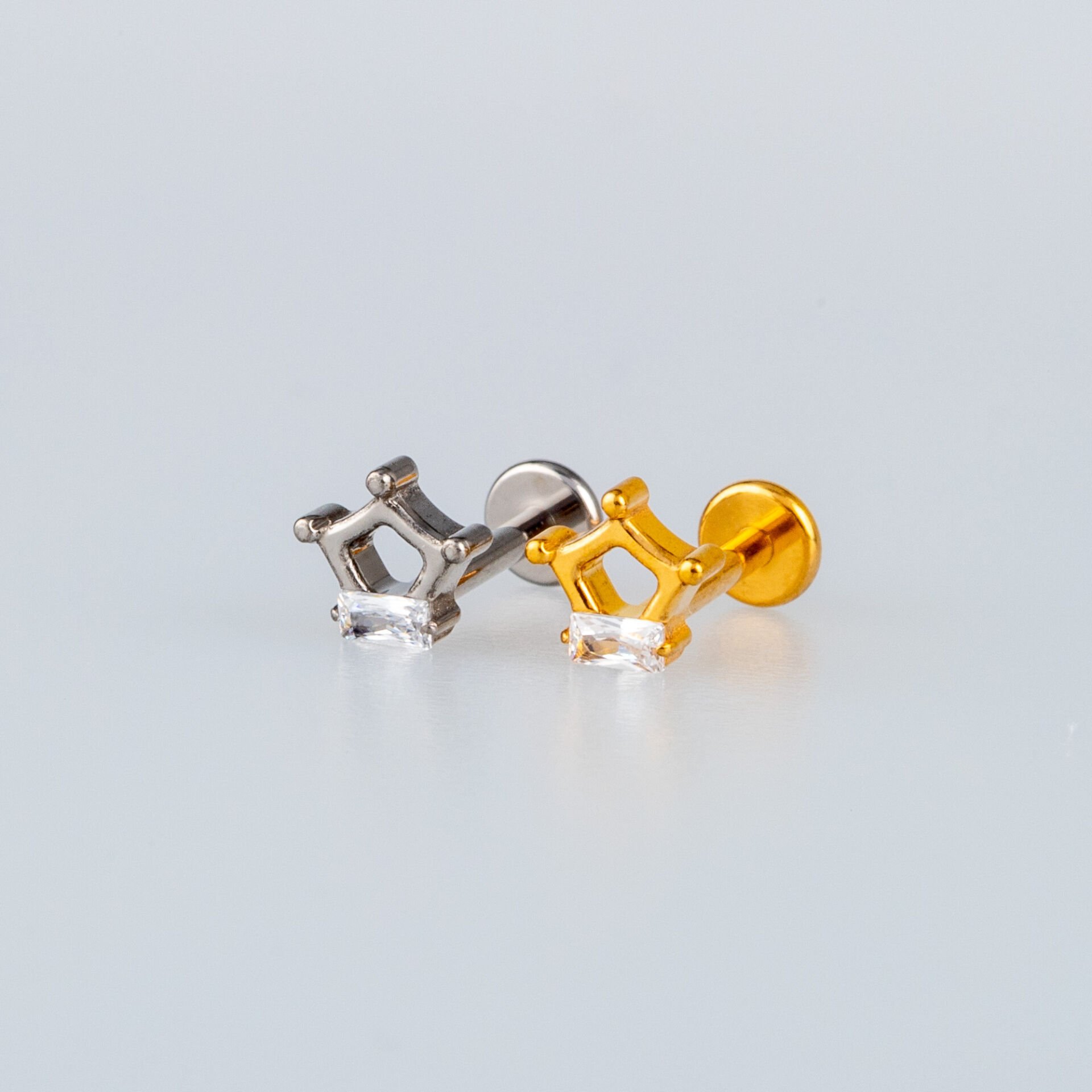 Piercing Titanyum Tragus Taç Sarı