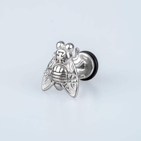 Steel Earring Fly - Single