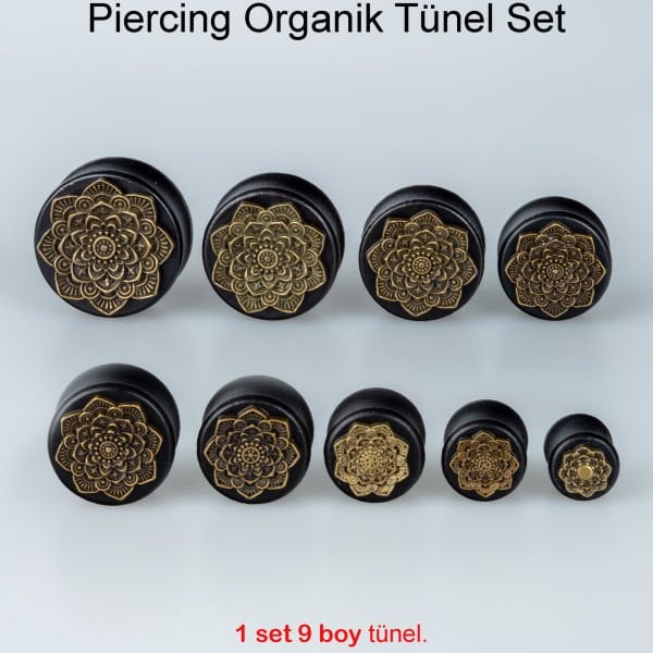 Piercing Tunnel 1 Set 9 Sizes