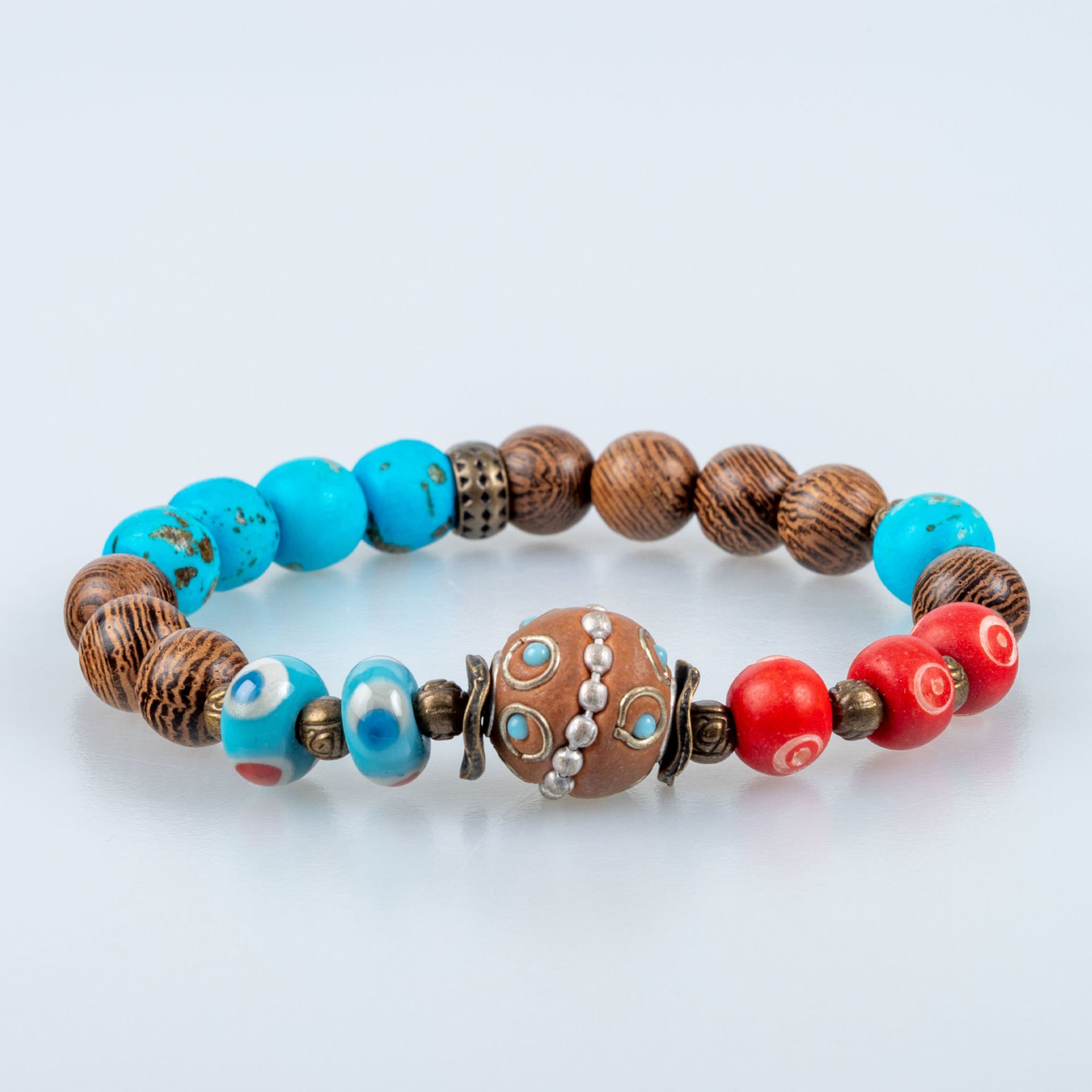 Etnik Doğal Taş Bileklik