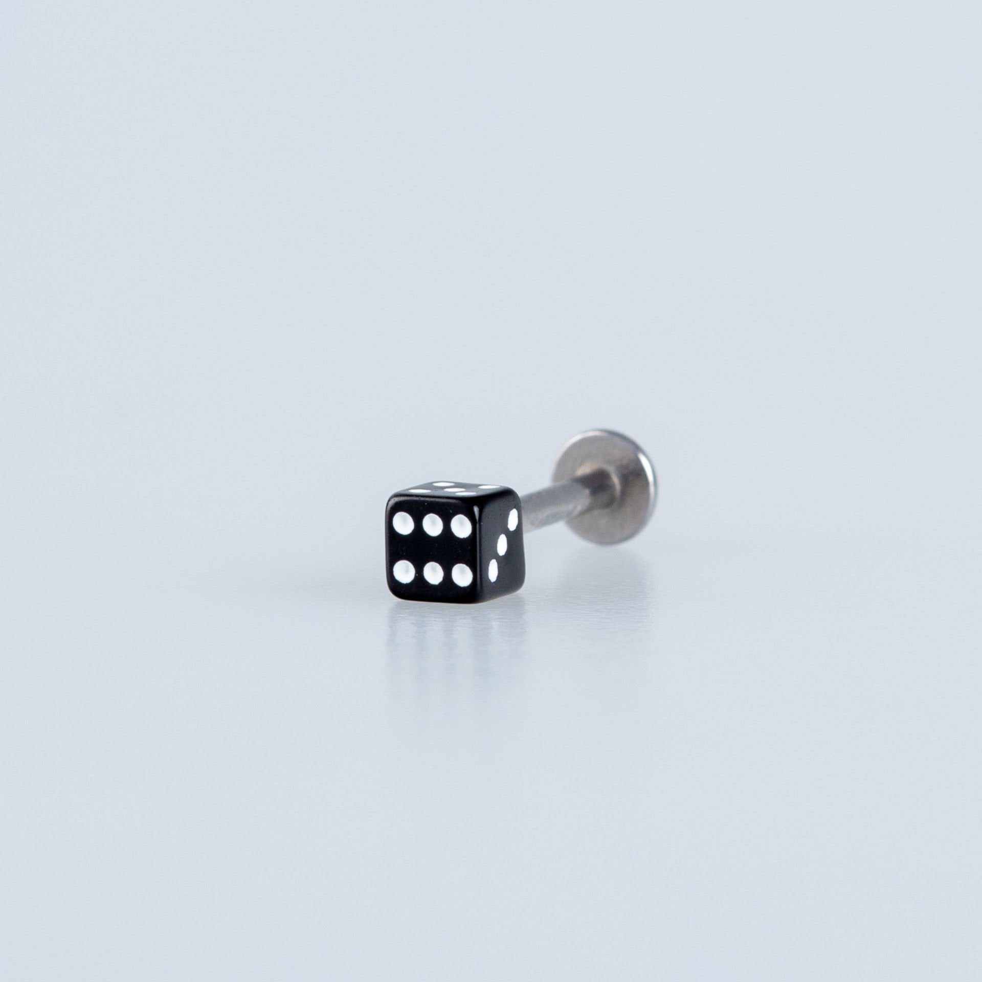 Toptan 316L Çelik Piercing Labret 3.5mm Zar