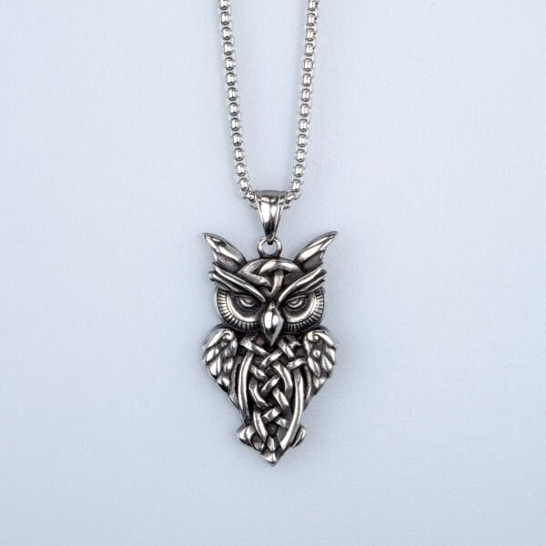 Çelik Kolye Baykuş