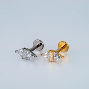 Piercing G23 Titanyum Tragus Sarı 8mm