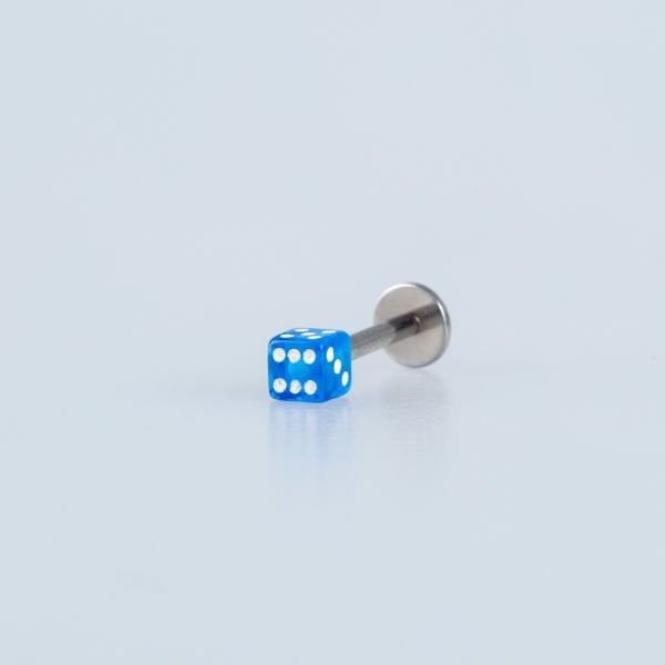 Piercing Labret 3.5mm Dice