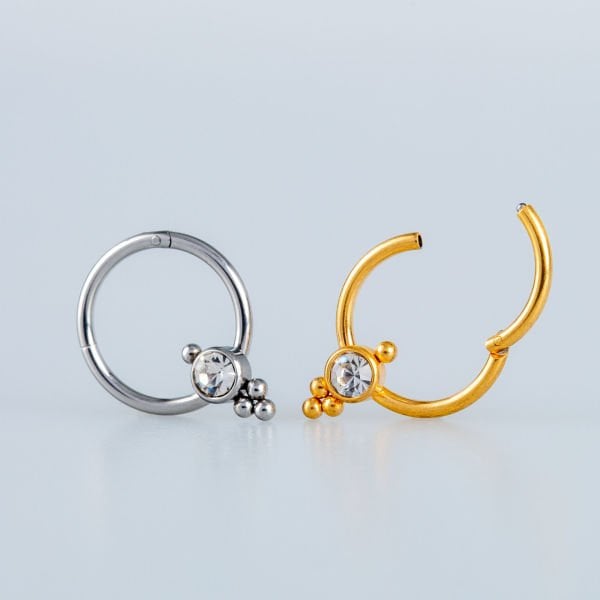 Ring Piercing Segment Stone