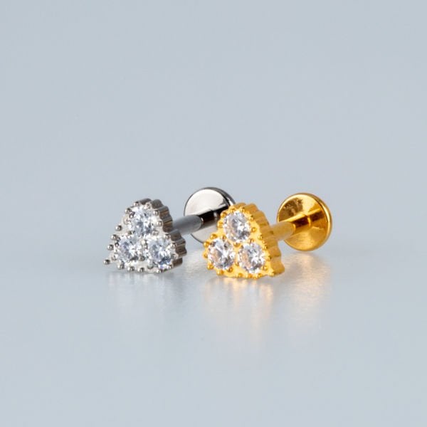 Piercing Titanyum Tragus Kalp