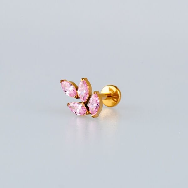 Piercing Titanyum Tragus Yaprak
