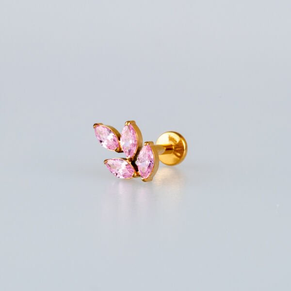 Piercing Titanyum Tragus Yaprak