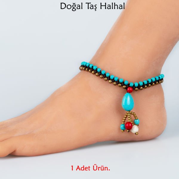 Doğal Taş  Halhal- 4 Renk Seçeneği Renk 2