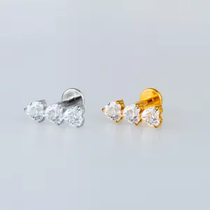 Piercing Titanyum Tragus Kalp