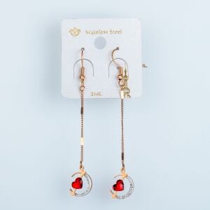 Çelik Küpe Kelebek - 1  Çift