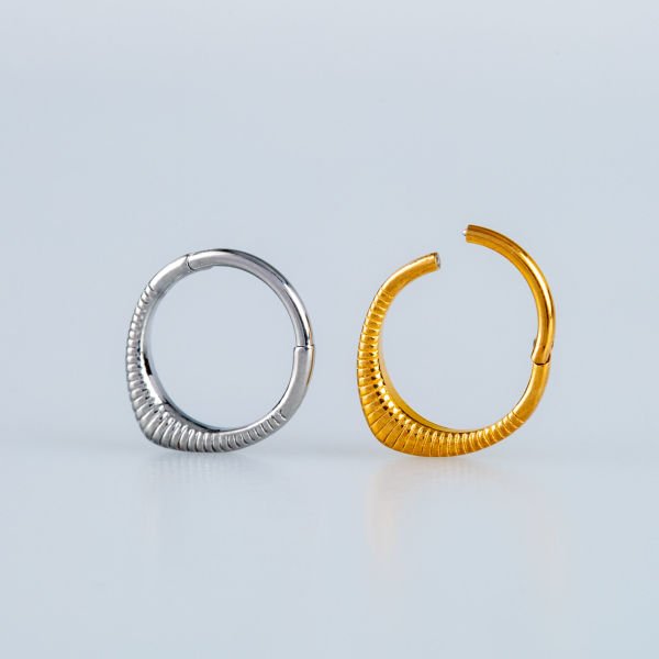 Ring Piercing Segment Yellow 10mm