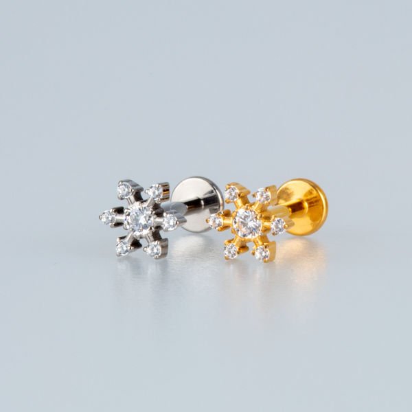 Piercing Titanium Tragus Flower