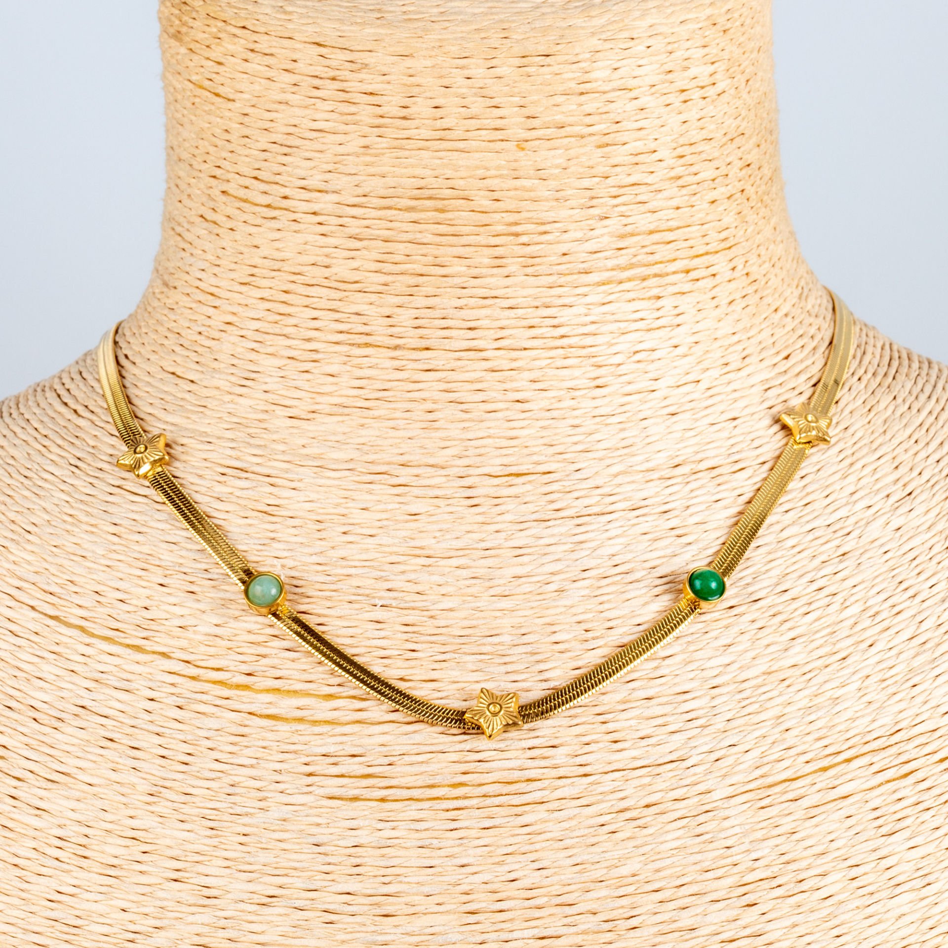 Çelik Zincir italyan Kolye