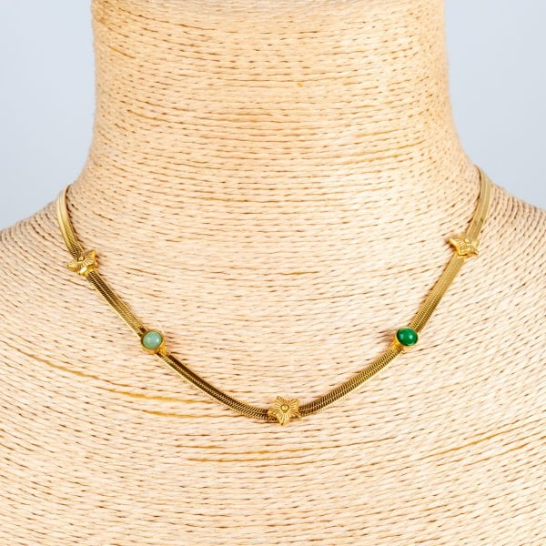 Çelik Zincir italyan Kolye