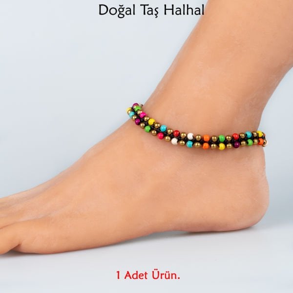 خلخال من الحجر الطبيعي - 3 خيارات ألوان اللون 3