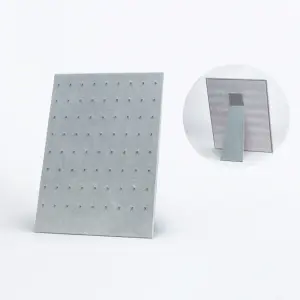 Toptan Tezgah Üstü 72 Çelik Pimli Piercing Teşhir Standı - 25x33 cm