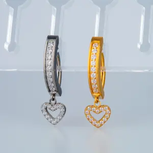 Piercing G23 Titanyum Göbek Fashion Kalp